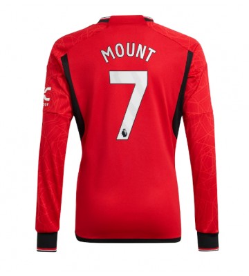 Manchester United Mason Mount #7 Replika Hjemmebanetrøje 2023-24 Langærmet